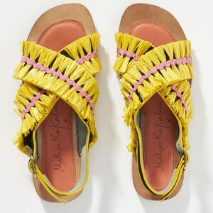 Meher Kakalia Ponza Liku Sandals-Women's Size: EU
35-Color: Black Motif-NEW!!